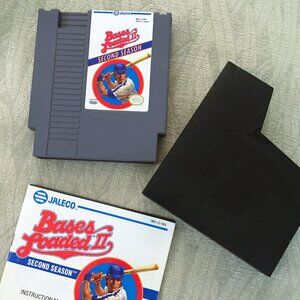 Video Game for Nintendo Entertainment System Bases Loaded II